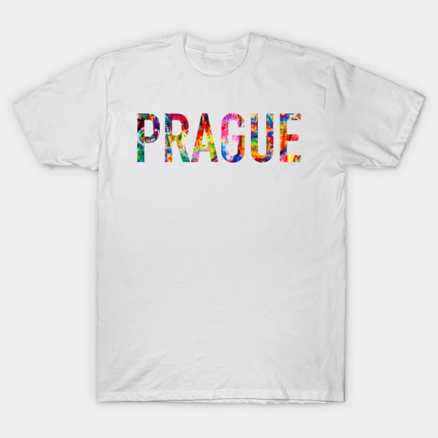 Prague John Lennon Wall T-Shirt by aterkaderk